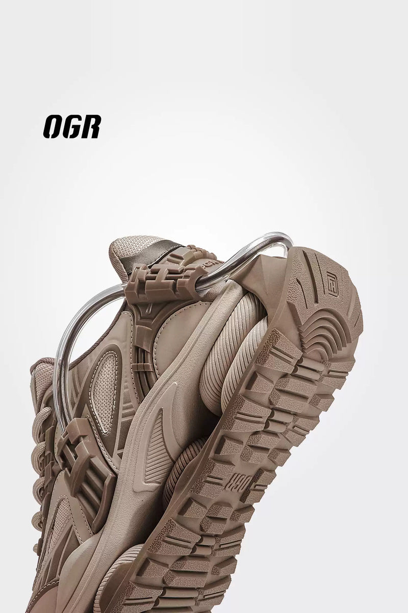 Mesh Chunky Running Sneakers - product view