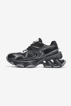 Mecha Platform Running Sneakers - Black