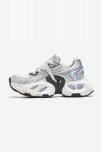 Retro Chunky Running Sneakers - Cloud Gray