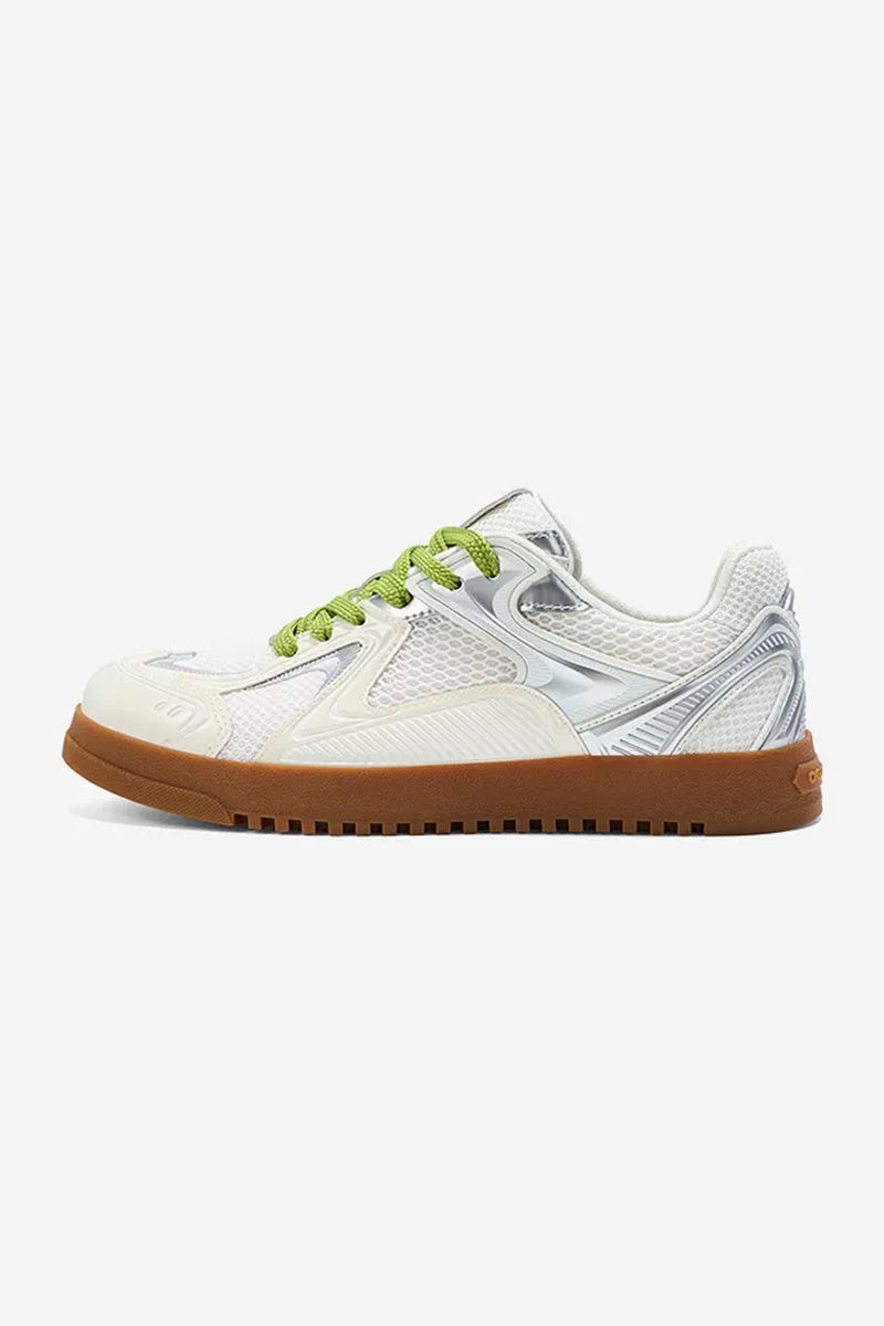 Lightweight German Army Trainers - Tonal White