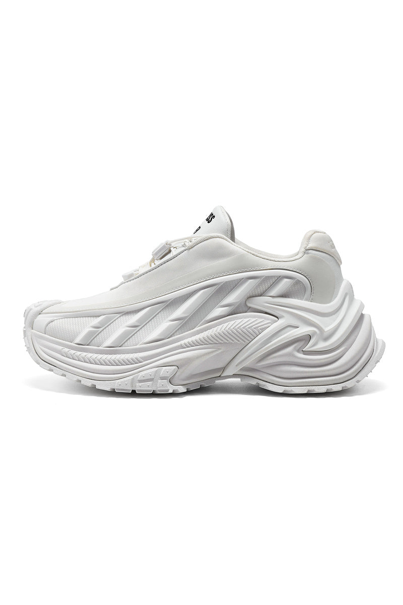 Retro Chunky Running Sneakers - White