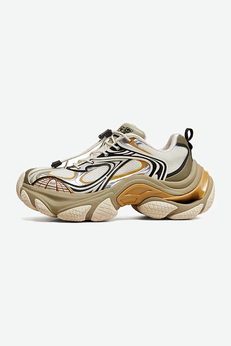 Futuristic Chunky Running Sneakers