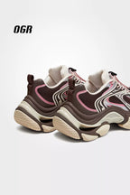 Futuristic Chunky Running Sneakers - product view