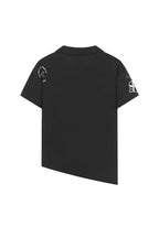 Zip Collar Printed Polo Shirt