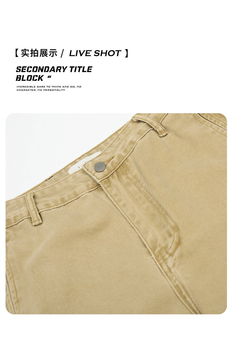 Panelled Wide Leg Jeans detail
