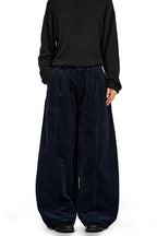 Pleated Corduroy Barrel Pants – view 1