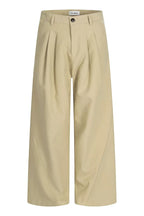 Pleated Lyocell Wide Leg Trousers