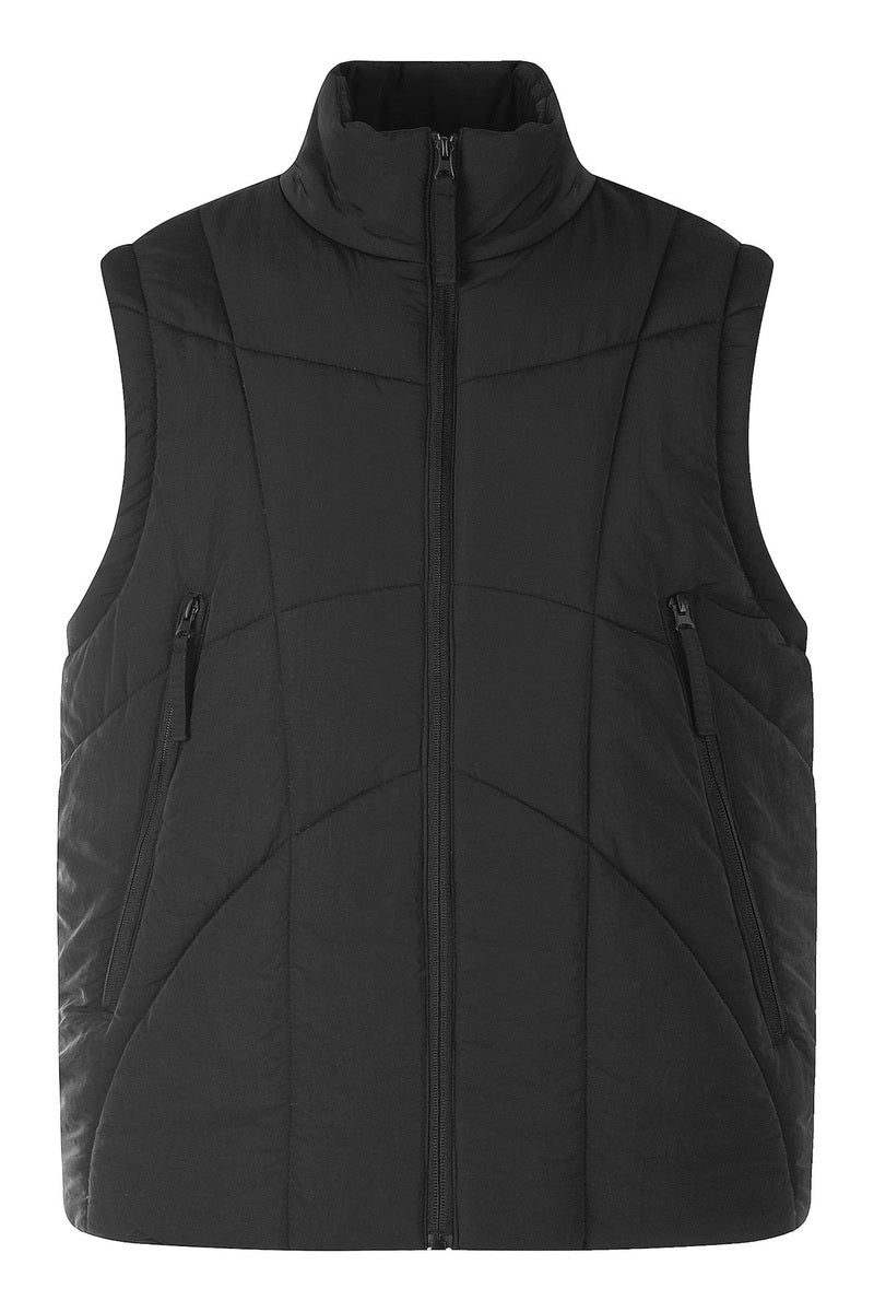 Quilted Zip Utility Vest