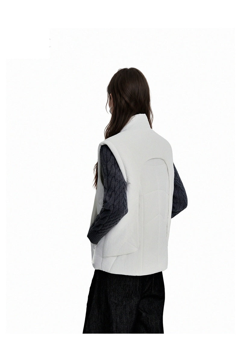 Quilted Zip Utility Vest
