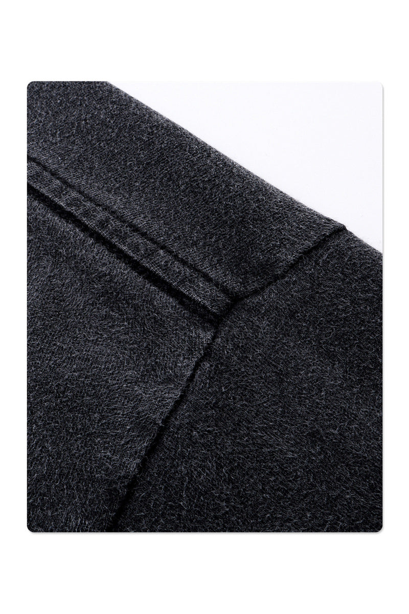 Raw Edge Washed Long Sleeve Tee — detail