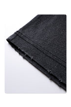 Raw Edge Washed Long Sleeve Tee — detail