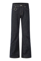 Ring Detail Bootcut Jeans