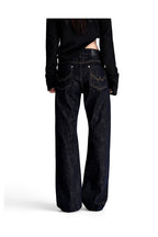 Ring Detail Bootcut Jeans