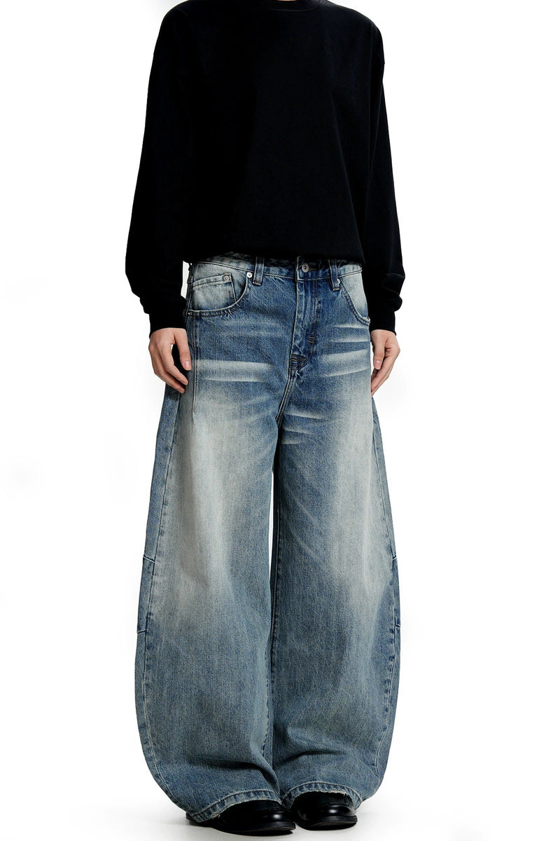Ripple Wash Barrel Jeans – view 1