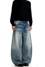 Ripple Wash Barrel Jeans – view 1