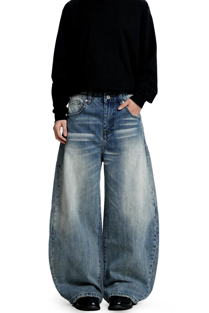 Ripple Wash Barrel Jeans – view 2