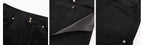 Riveted Panel Cargo Pants — Black, construction details