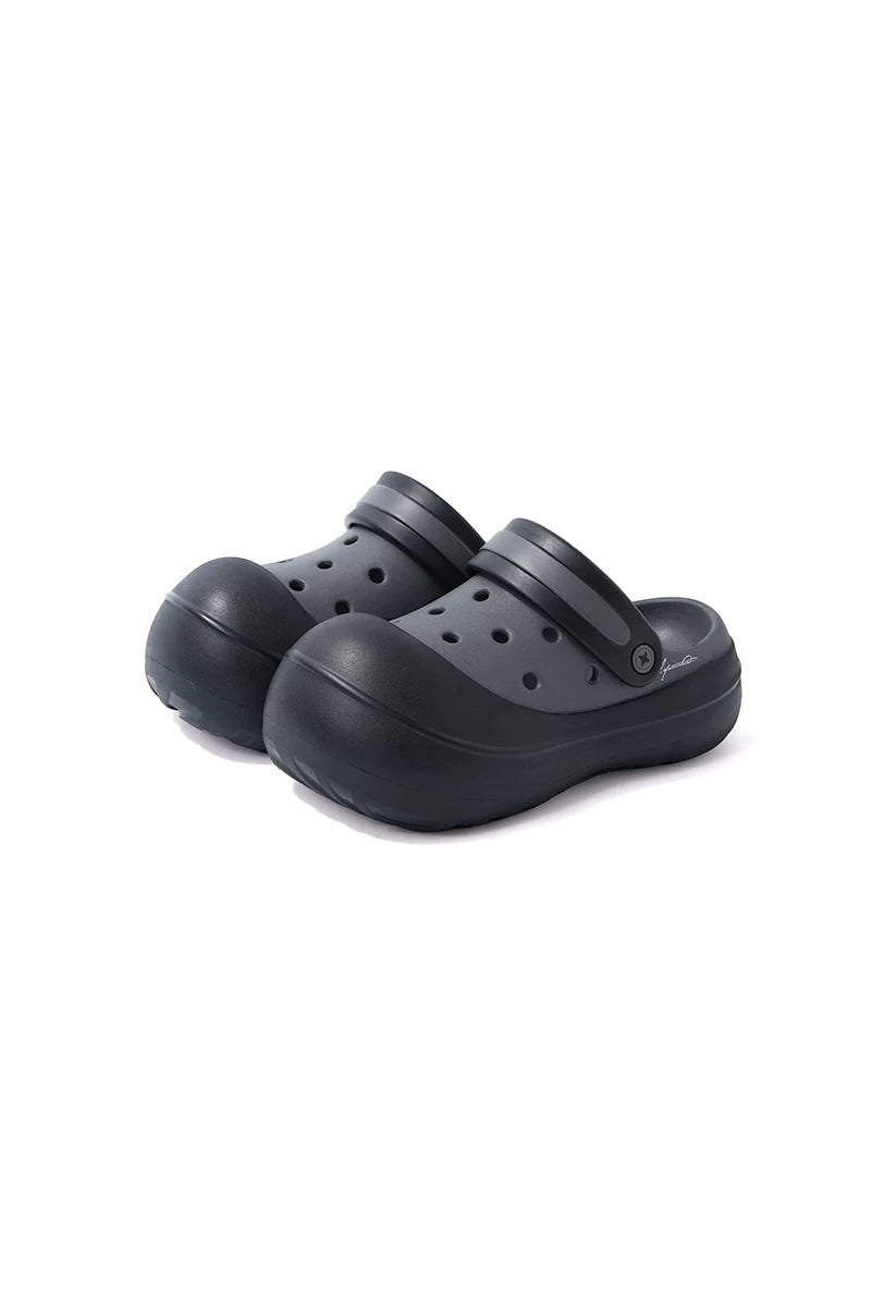 Round Toe Platform Clogs - product view