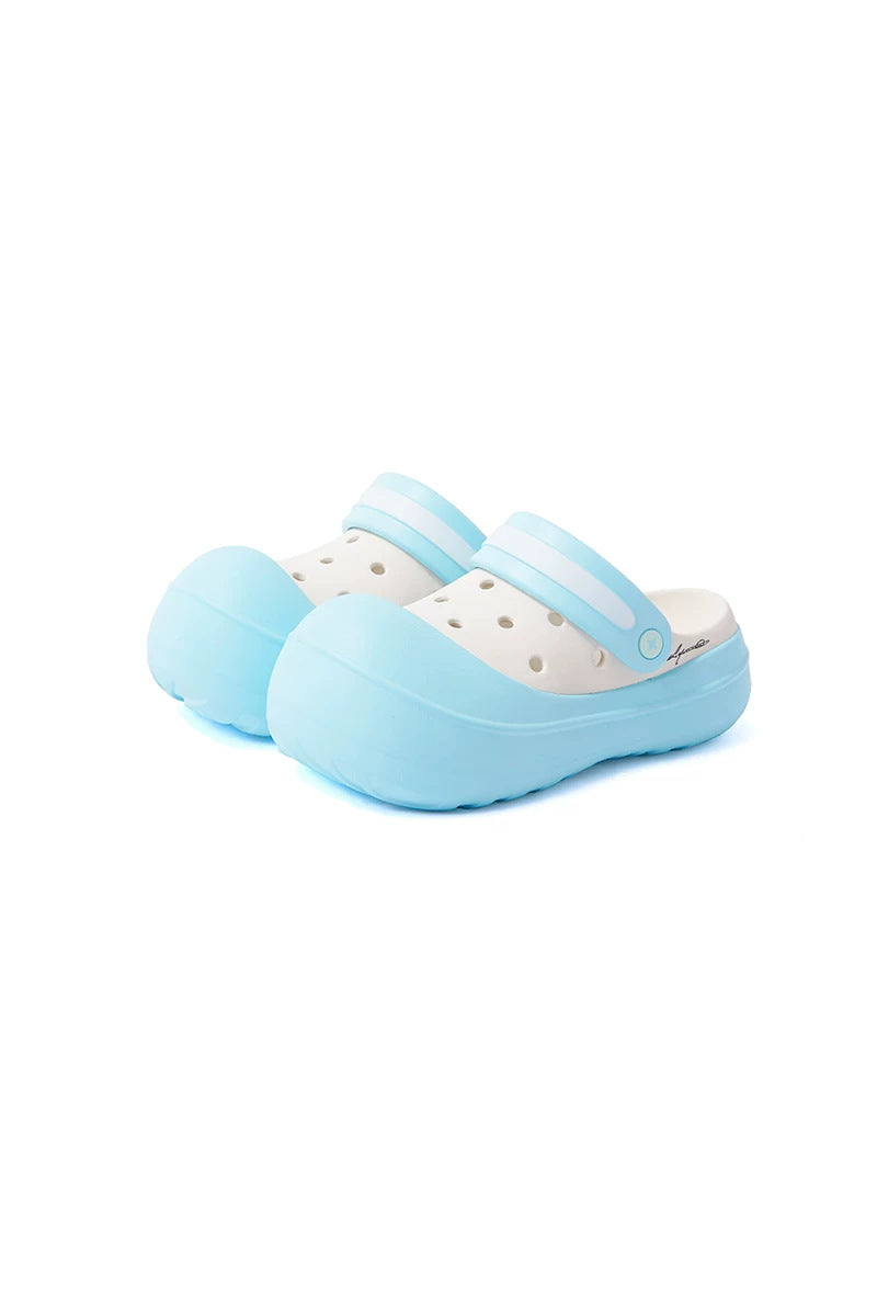 Round Toe Platform Clogs - product view