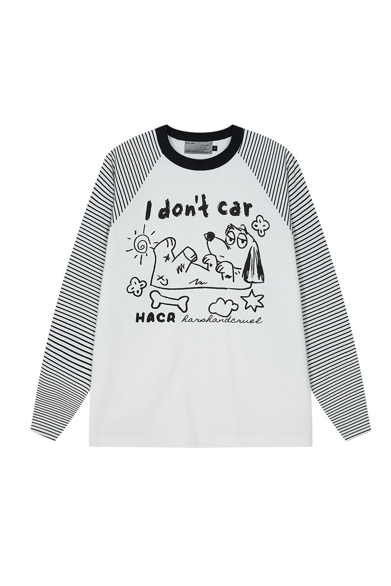 Raglan Dog Sketch Tee
