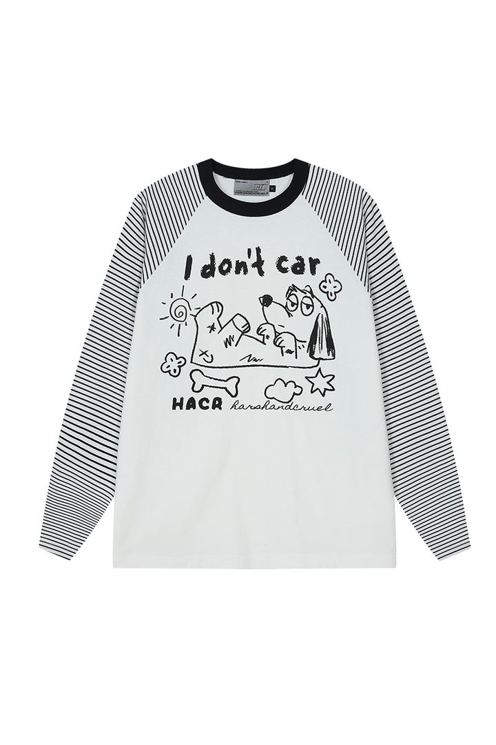Raglan Dog Sketch Tee