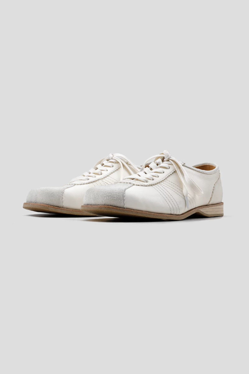 Sheepskin Lace Up Trainers - White - view 2