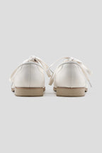 Sheepskin Lace Up Trainers - White - view 3