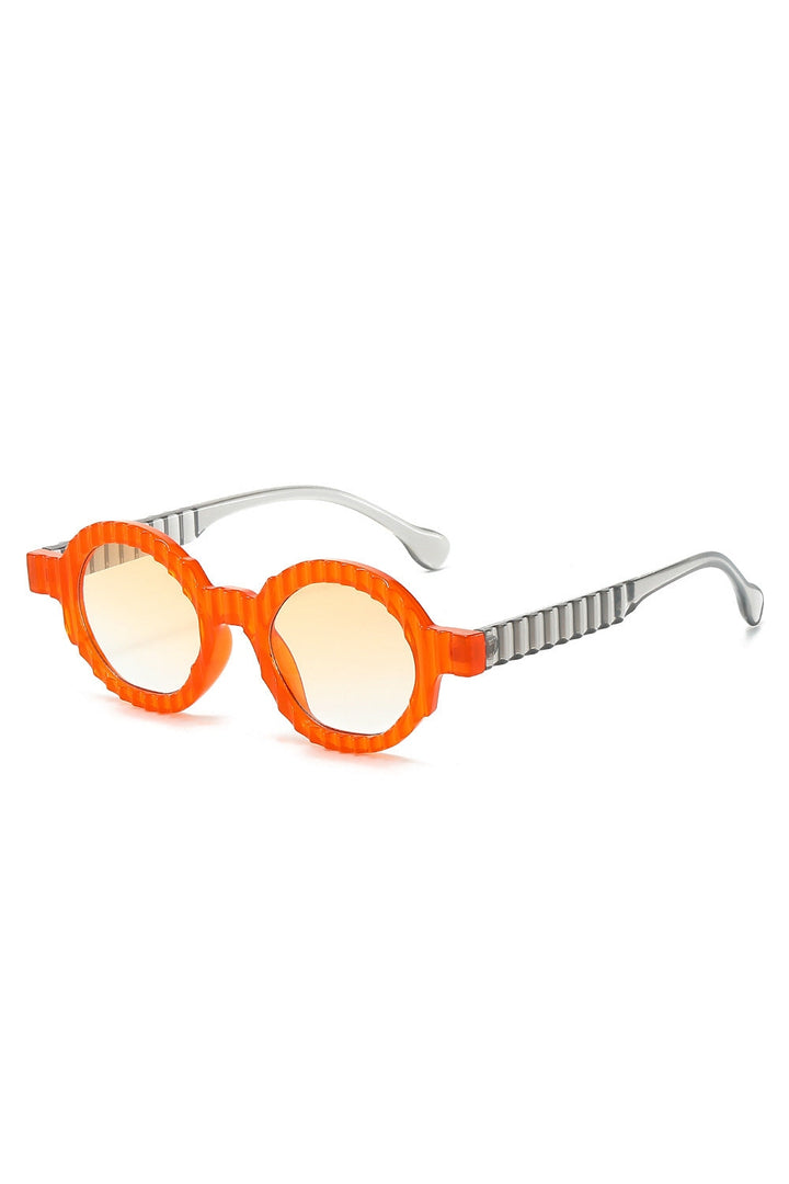 Retro Round Frame Sunglasses