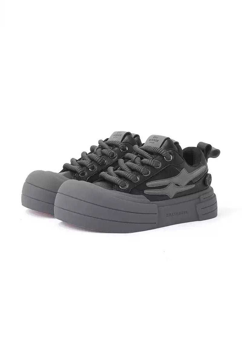 Smile Toe Low Top Sneakers - front three-quarter view