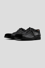 Soft Sheepskin Panel Trainers - Black - view 2