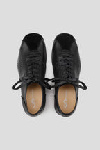 Soft Sheepskin Panel Trainers - Black - view 5