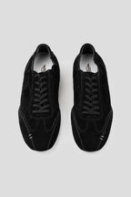 Soft Suede Panel Trainers - Black - view 5