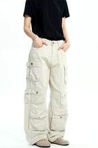 Stacked Multi Pocket Cargo Pants – view 1