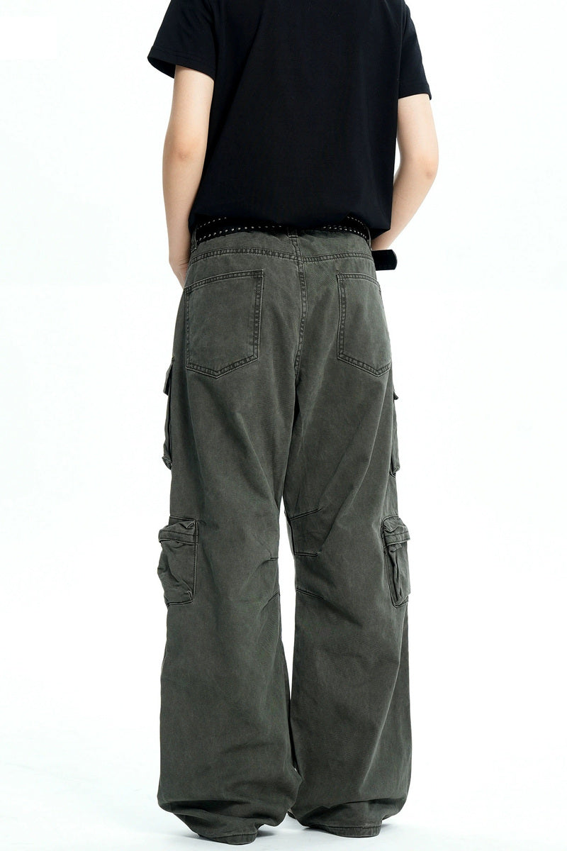 Stacked Multi Pocket Cargo Pants – view 3