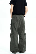 Stacked Multi Pocket Cargo Pants – view 3