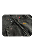 Sticker Patch Zip Hoodie — detail