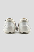Triple Strap Leather Sneakers - White - view 3