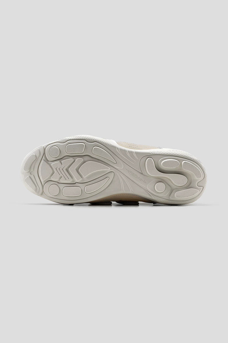 Triple Strap Leather Sneakers - White - view 4