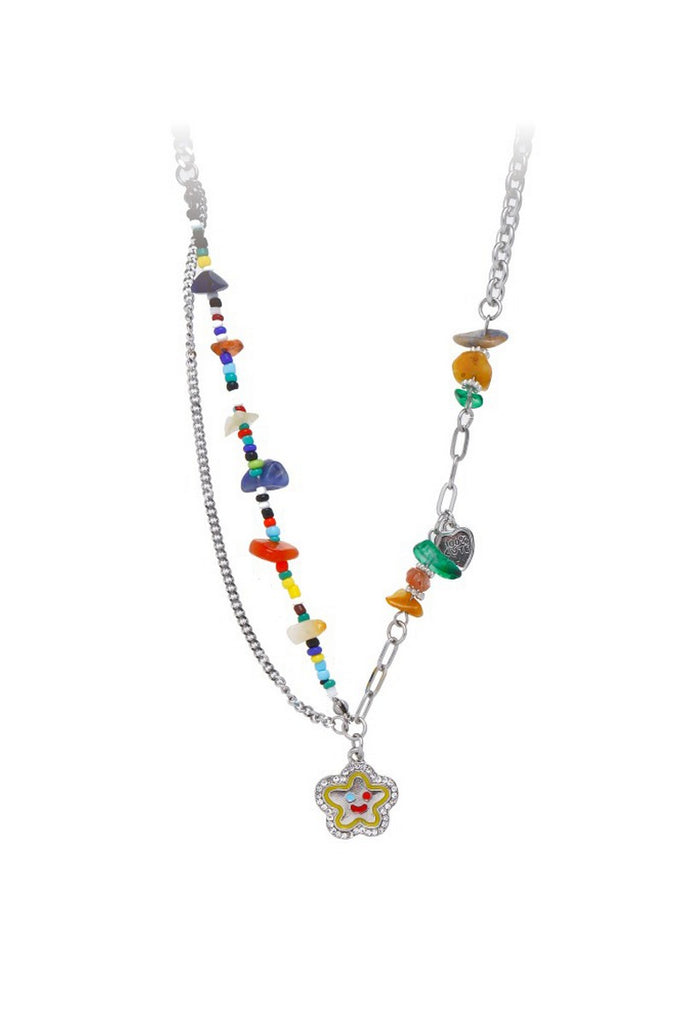 日本未入荷 Copping Zone - Colorful Beads Star Necklace Colorful Beads Star Necklace – Copping Zone