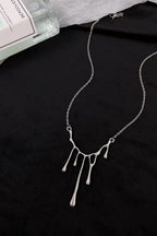 Melting Titanium Necklace