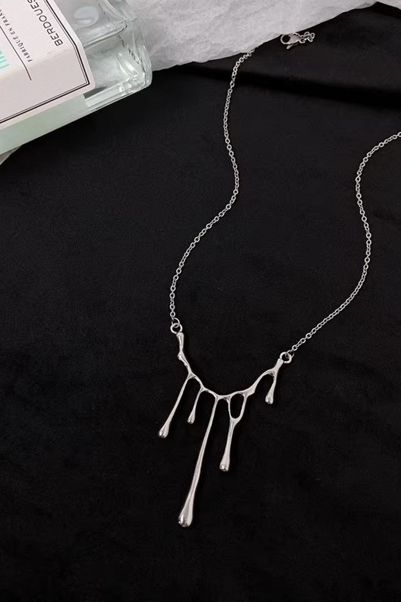 Melting Titanium Necklace