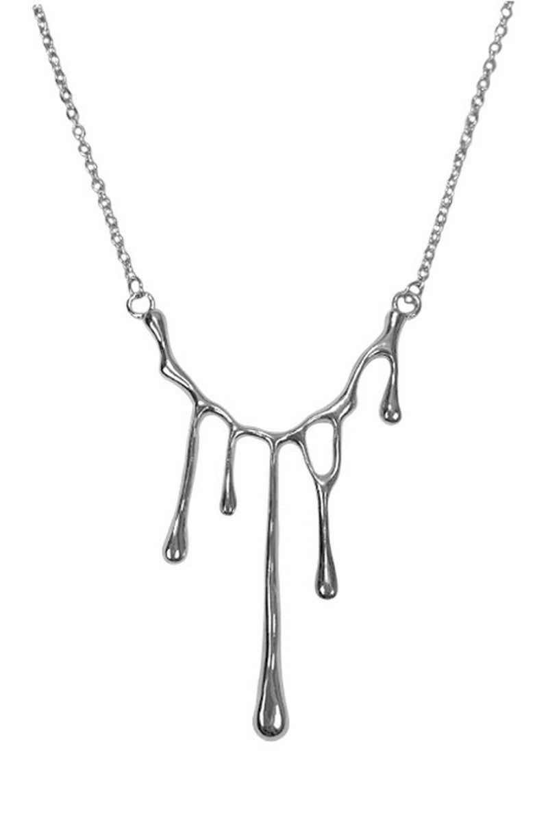 Melting Titanium Necklace