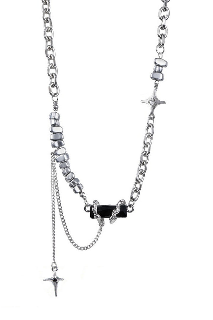 Titanium Y2K Star Necklace
