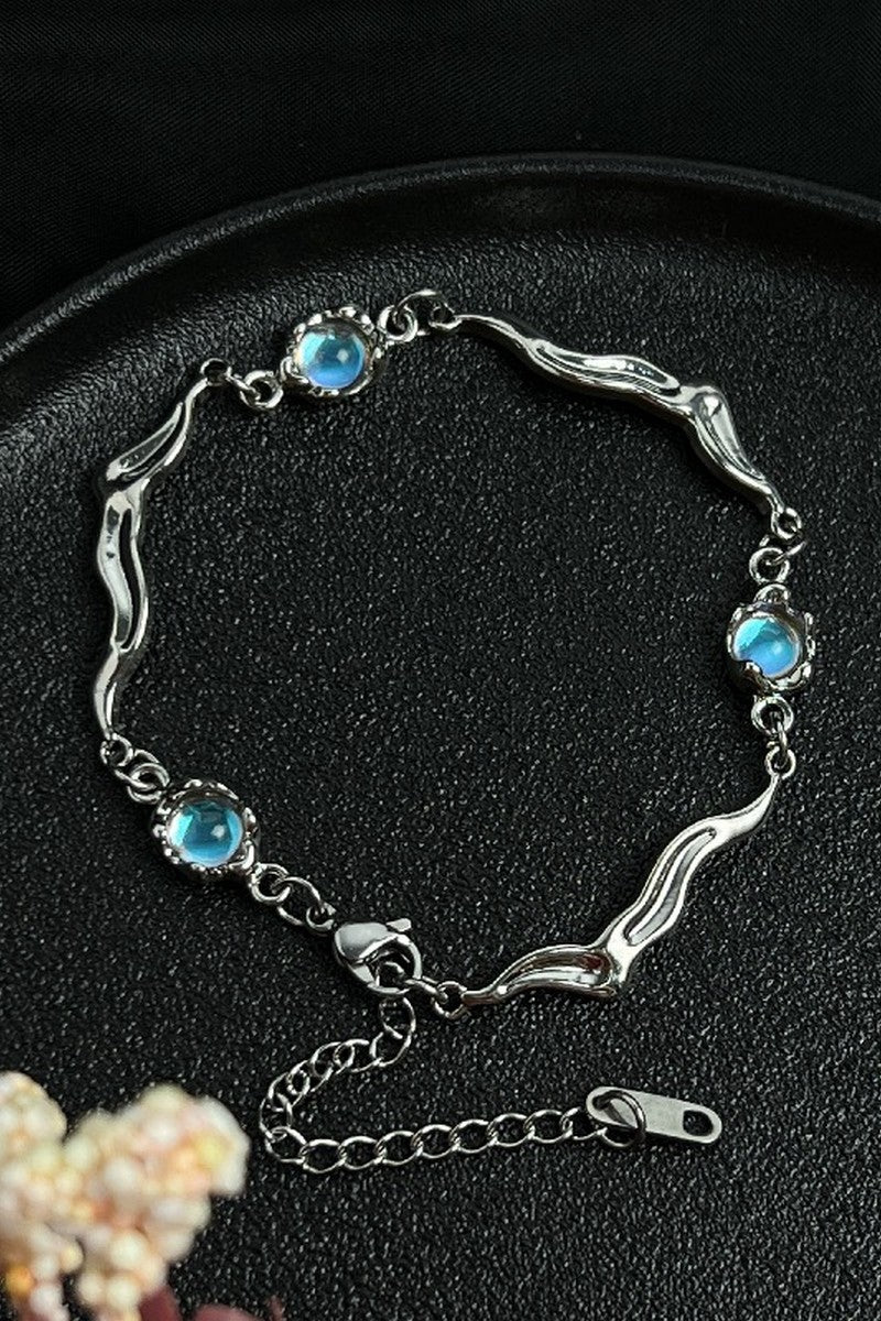 Twisted Moonstone Y2K Bracelet