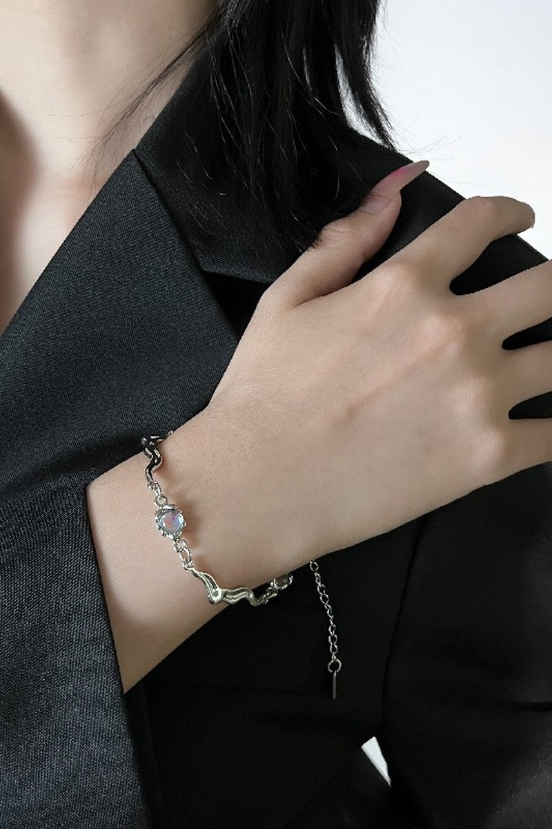 Twisted Moonstone Y2K Bracelet