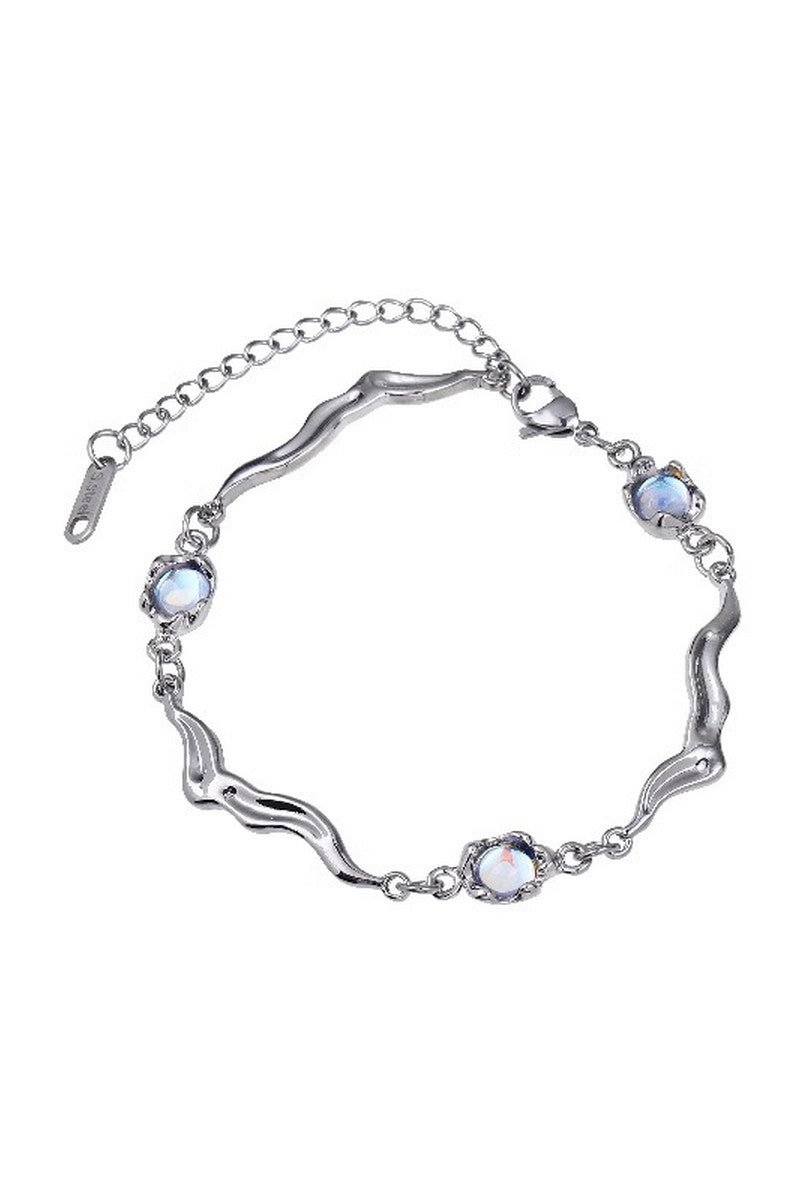 Twisted Moonstone Y2K Bracelet