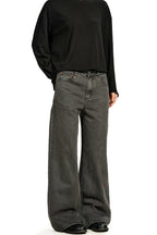 Washed Micro Flare Jeans – view 1