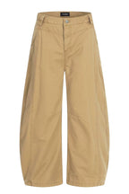 Washed Panel Utility Pants – Sand Khaki – front product view