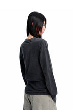 Washed Pocket Long Sleeve Tee