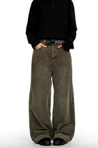 Washed Wide Corduroy Pants – view 2